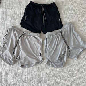 BUNDLE 3 Pairs ASRV men’s workout shorts medium